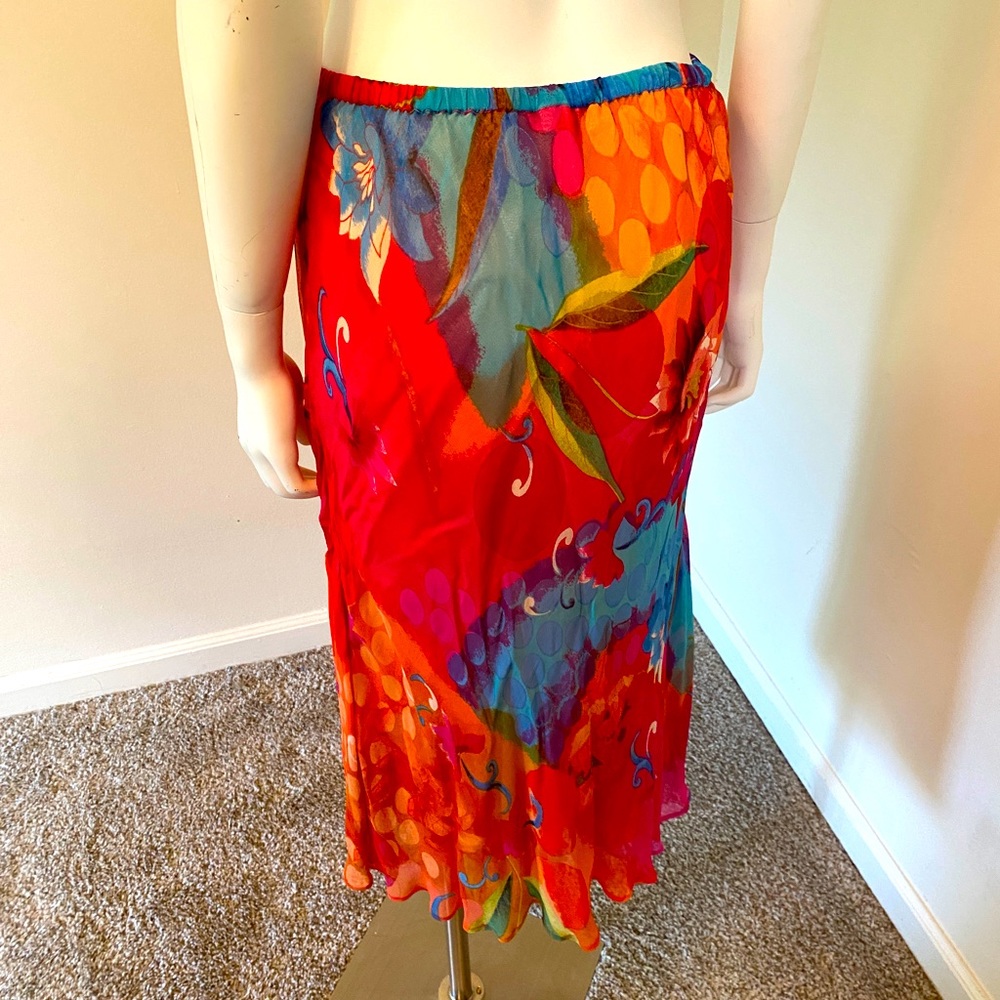 Colorful boho skirt